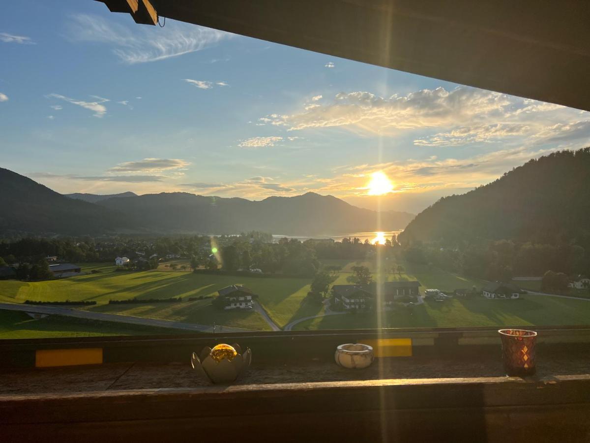 Apartment Sunset Am Wolfgangsee Strobl Exterior foto